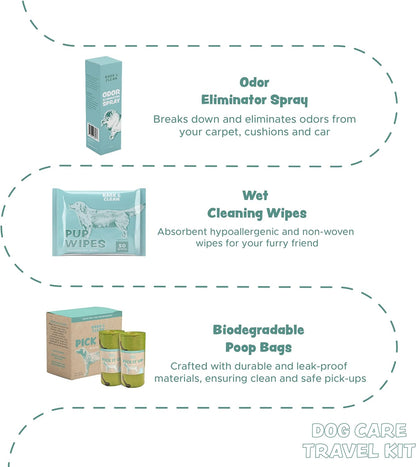 Bark & Clean Dog Supplies Travel Kit